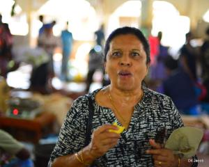 Our fruit taster, never missed an opportunity!