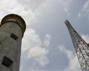 Abandoned light house and new communication tower that replaces the lighthouse!